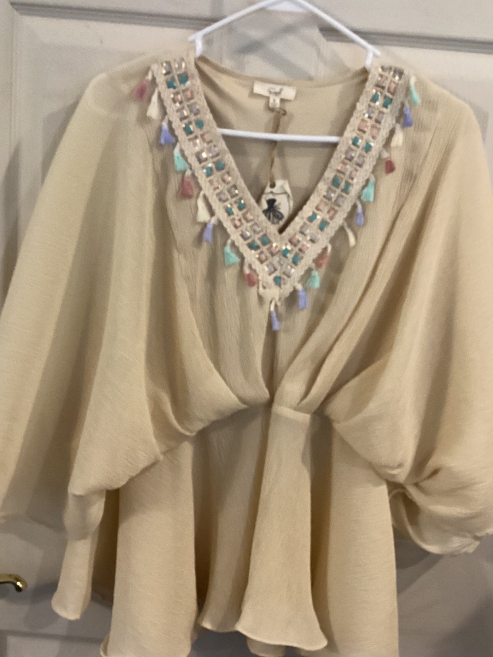 NWT EASEL BOHO TOP SMALL